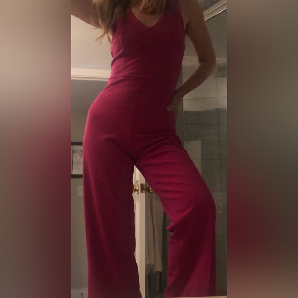 Fuchsia jumpsuit